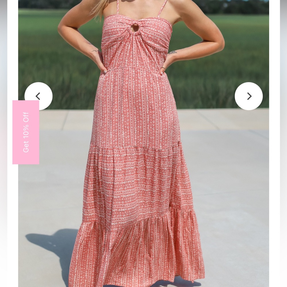 Spaghetti strap maxi dress